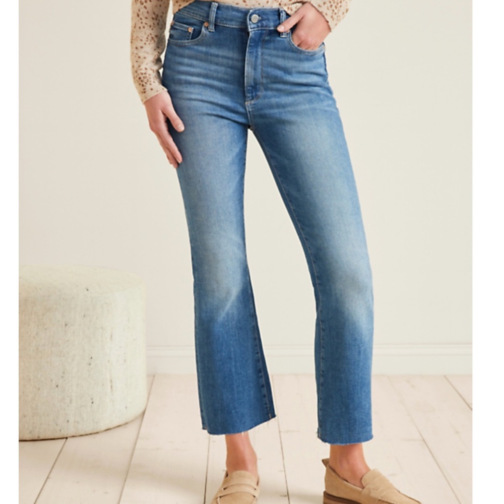 DL1961 Bridget Cropped Bootcut Jeans- Light Indigo- SIZE 30